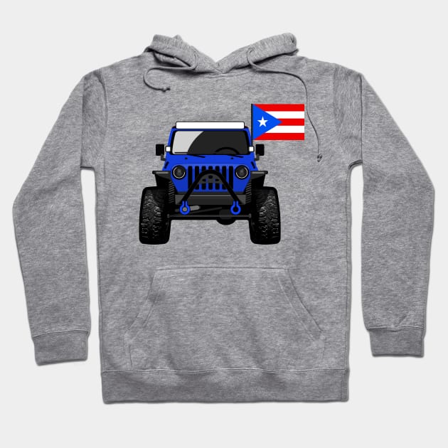 Puerto Rico Hoodie by sojeepgirl